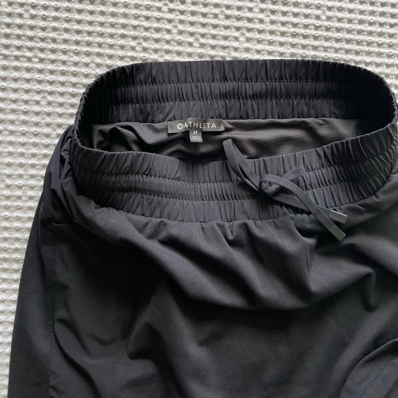 Athleta Excursion Hybrid Exercise Tennis Skort Black Small Tall ST UPF 50 - Picture 9 of 9